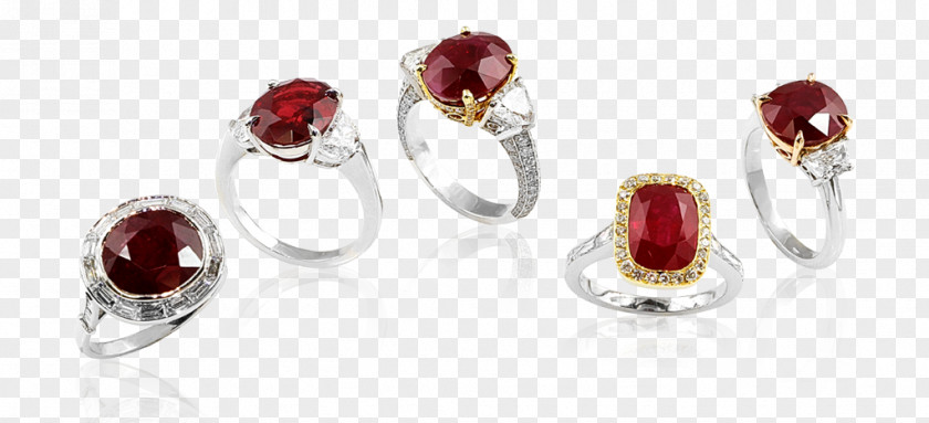 Precious Stones Ruby Earring Body Jewellery PNG