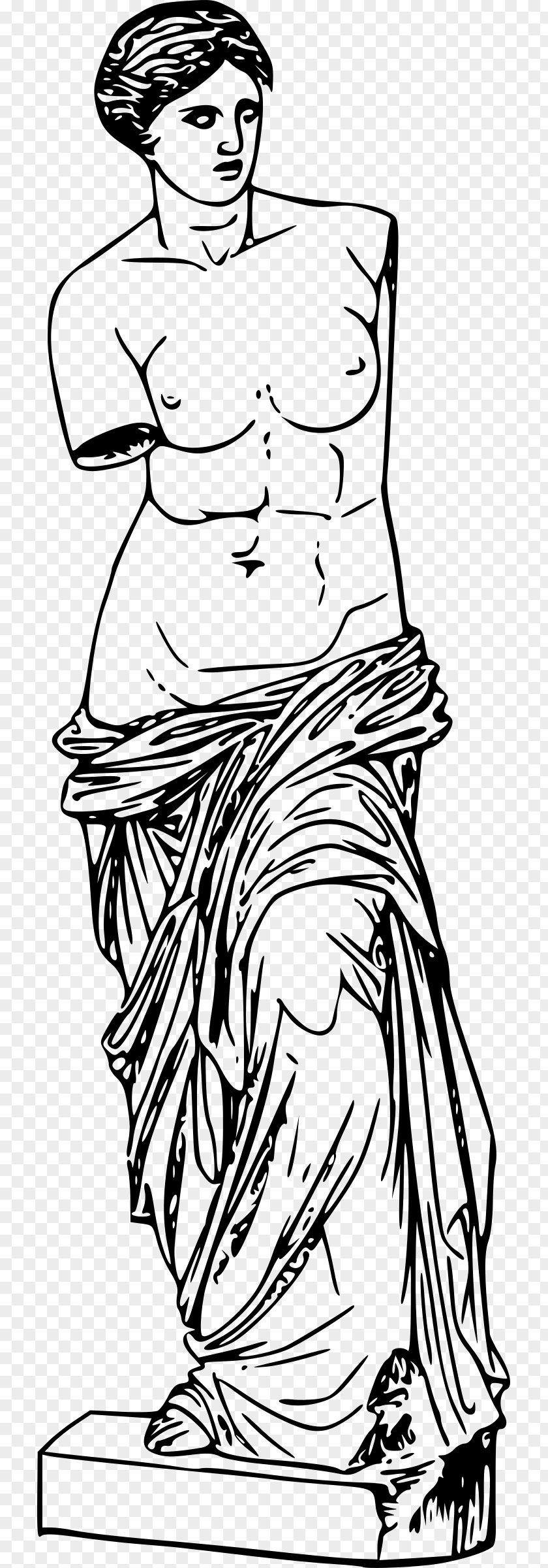 Venus De Milo Aphrodite Clip Art PNG