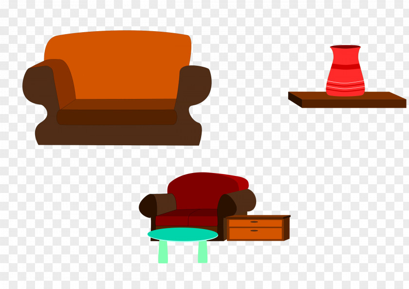 Sofa Table Furniture Chair Clip Art PNG