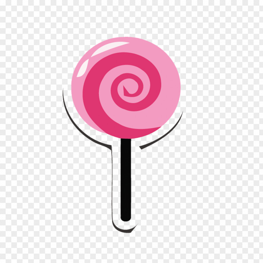 Vector Pink Lollipop Decorative Material Euclidean PNG