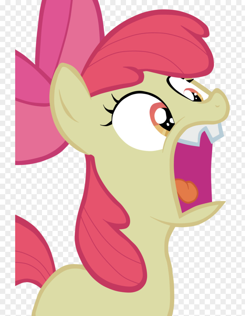 Chipped Apple Bloom Pony Clip Art PNG