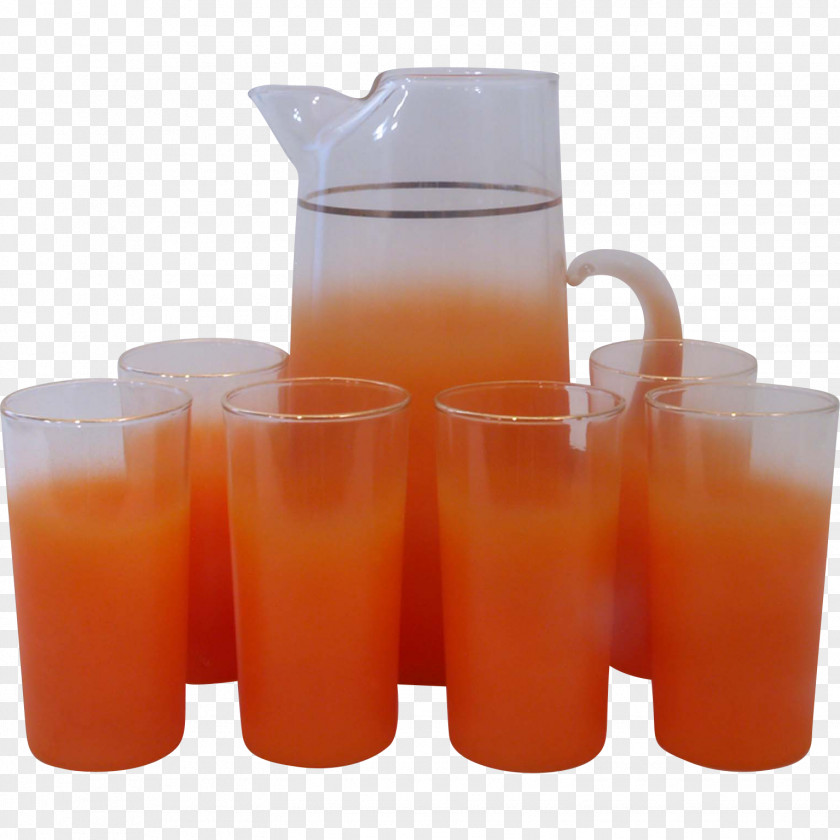 Glass Orange Drink Fizzy Drinks Soft Table-glass PNG