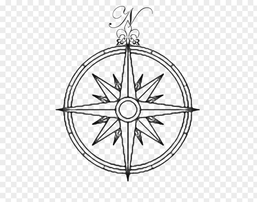 Holiday Ornament Coloring Book Line Art Circle Compass Symbol PNG