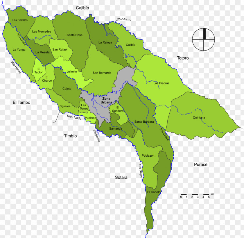 Map Área Metropolitana De Popayán Departments Of Colombia Municipality PNG