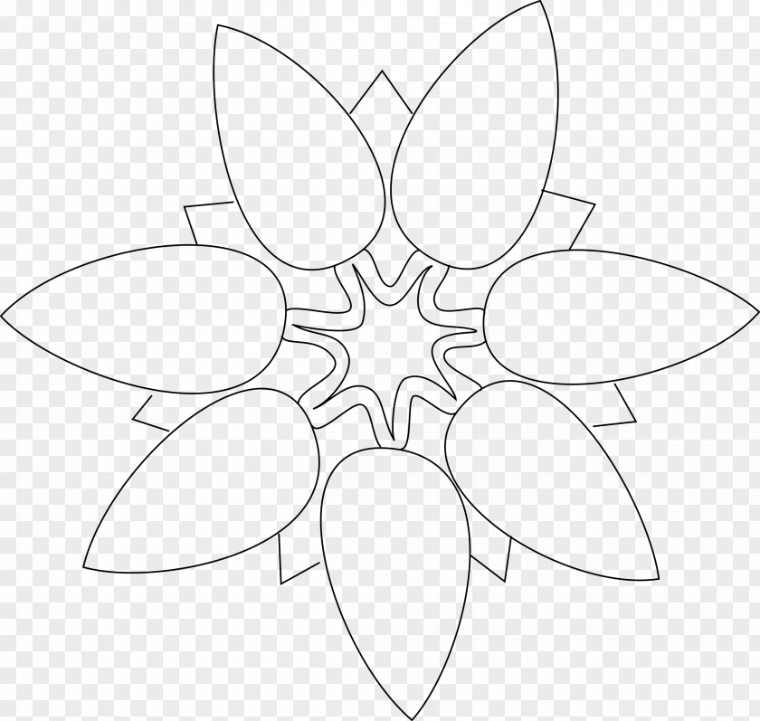 Petal Shaped Flower Drawing Sepal Clip Art PNG