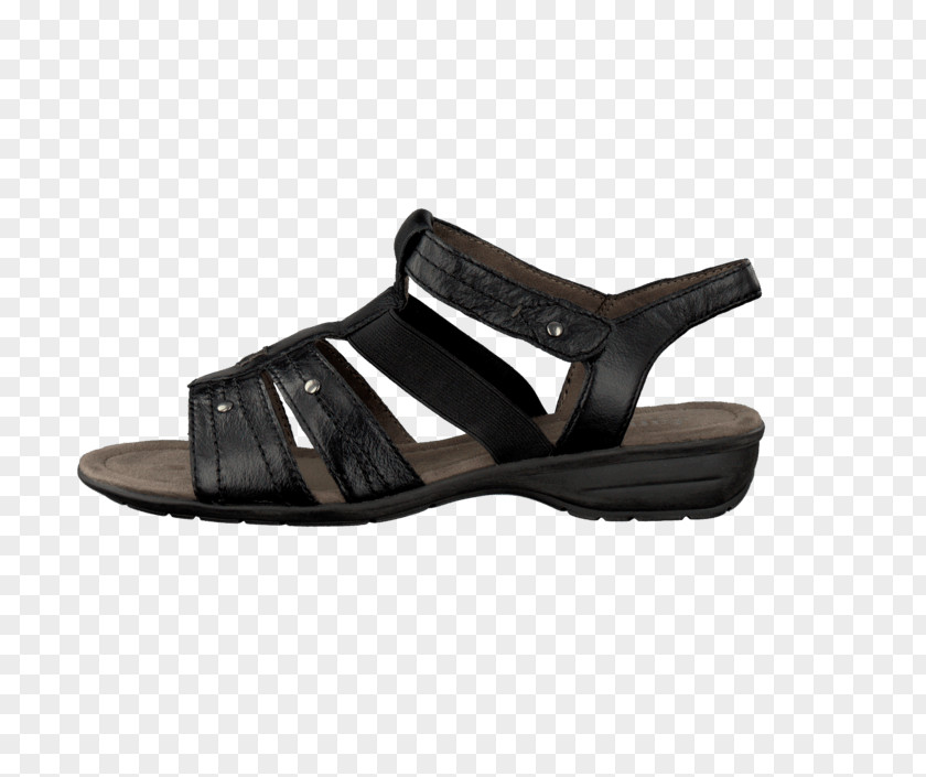 Sandal Slide Shoe Walking Black M PNG