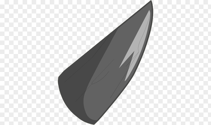 Horn Black White Angle PNG
