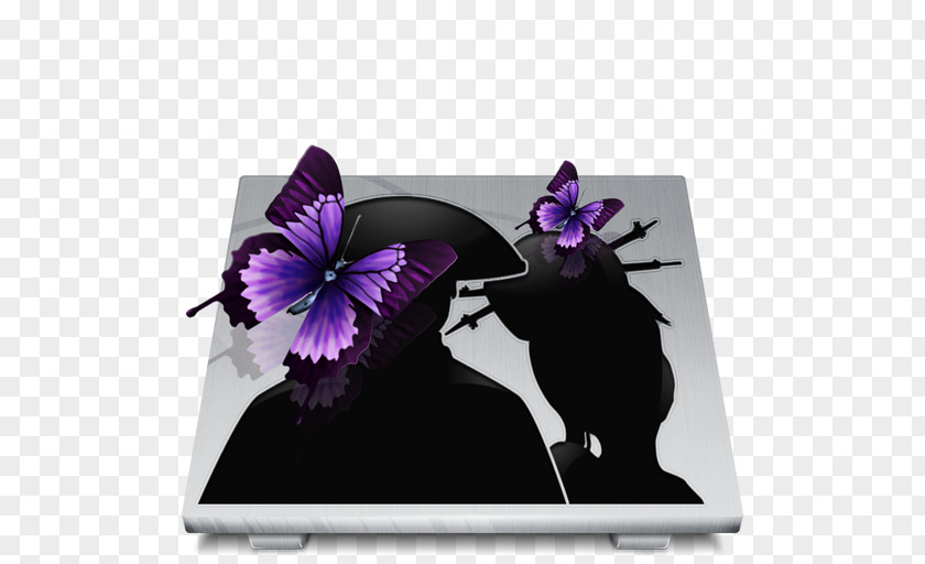 Software Windows Live Messenger Purple Moths And Butterflies Flower Pollinator PNG