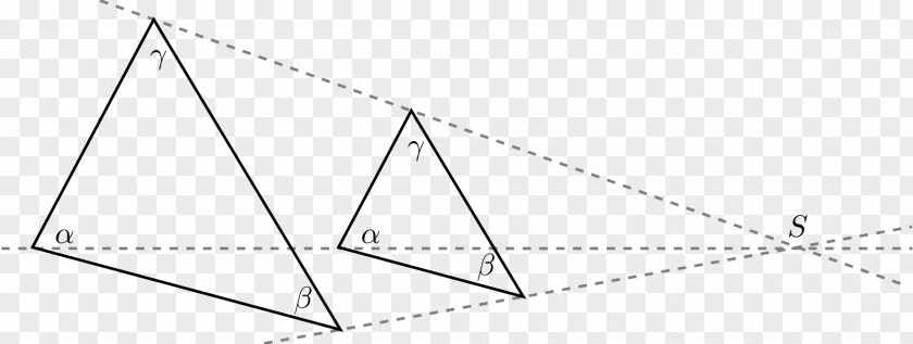 Triangle Point Diagram White PNG