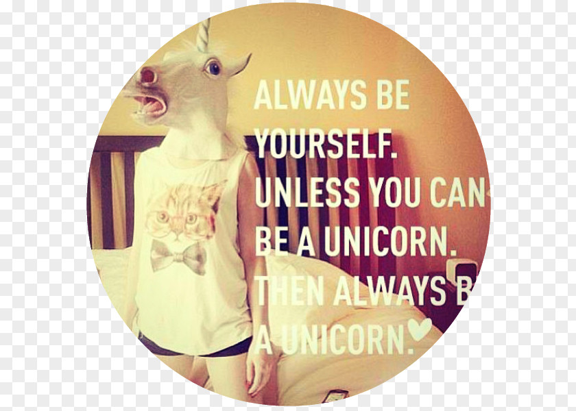 Unicorn Quotation Citation Saying Text PNG