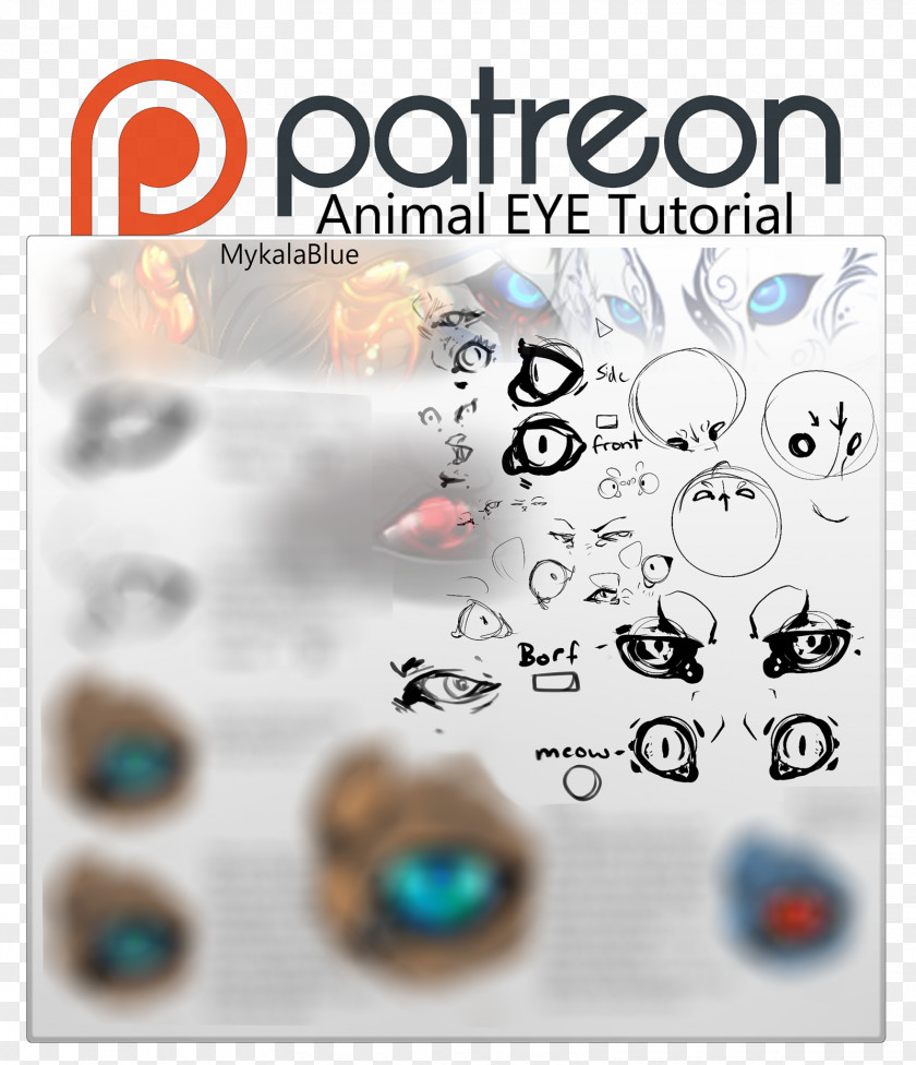 Animal Eyes Figure Drawing Art Sketch PNG