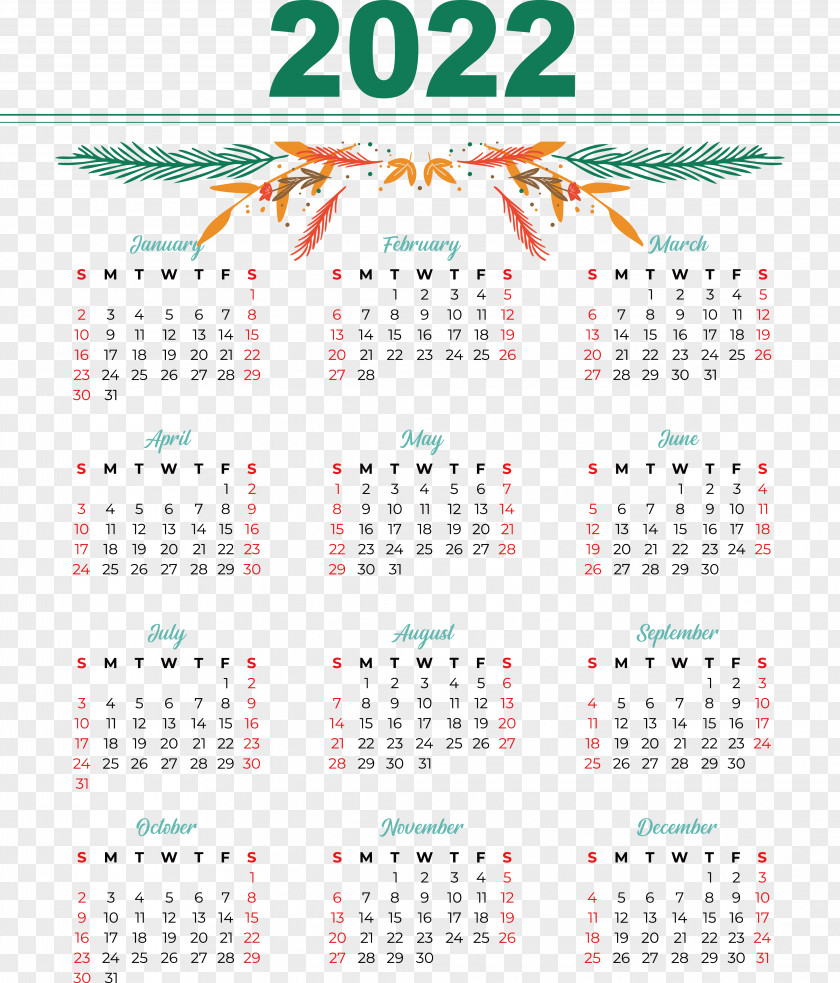 Calendar Calendar 2022 PNG