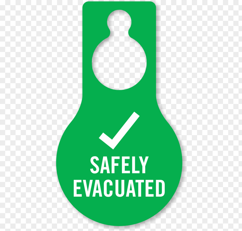 Door Hanger Emergency Evacuation Building Plastic PNG