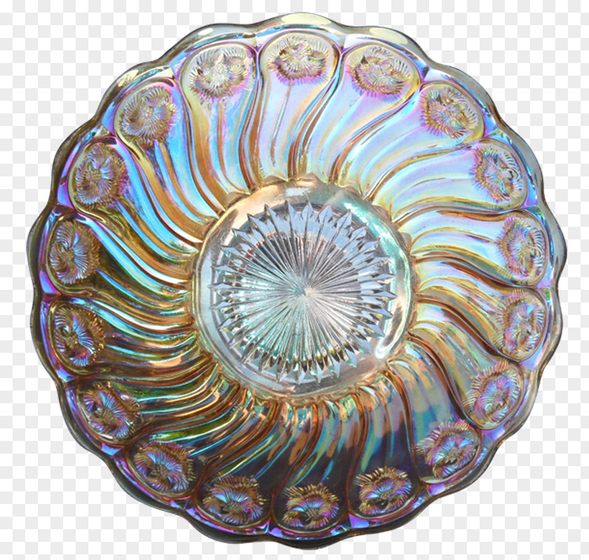 Glass Plate Carnival Tableware Platter PNG