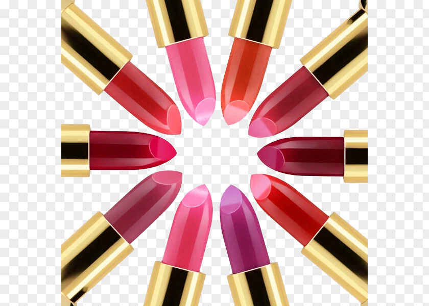 Lipstick Circle Lip Balm Cosmetics Gloss PNG