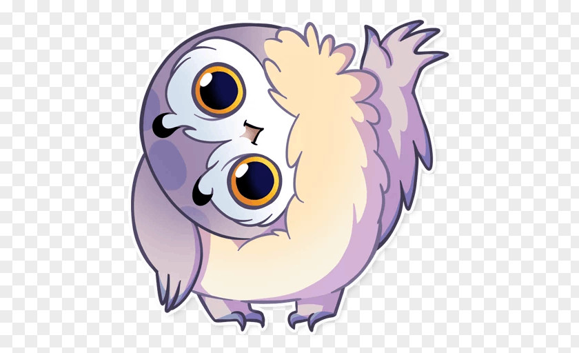 Owl Telegram Sticker Bird Pusheen PNG