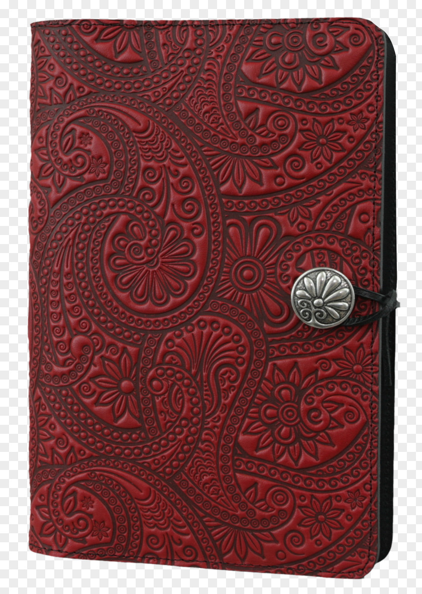 Paisley Leather Red Book CoverPaisley DIARY PNG