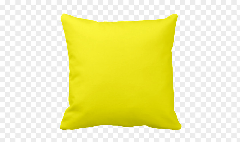 Pillow Throw Pillows Cushion T-shirt Yellow PNG