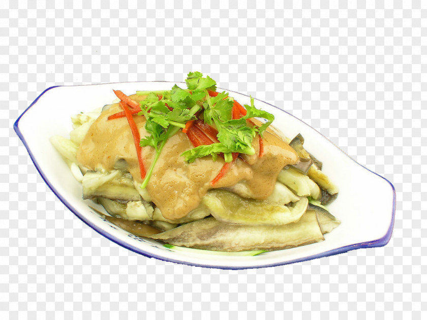 Shredded Eggplant Vegetarian Cuisine Food Dish PNG