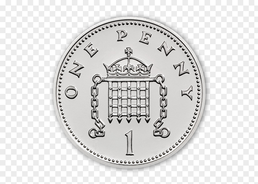 Silver Coin Commemorative United Kingdom PNG