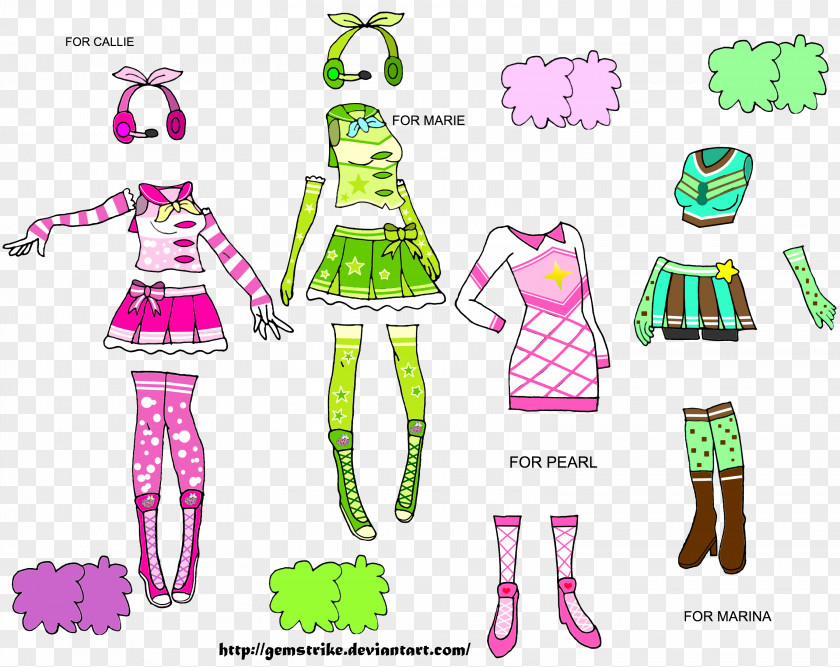 Splatoon Clothing DeviantArt Cheerleading Uniforms PNG