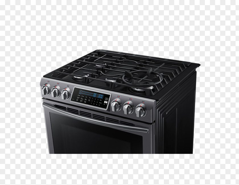 Gas Cooking Ranges Stainless Steel Self-cleaning OvenSamsung Stove Samsung Chef NX58H9500W PNG