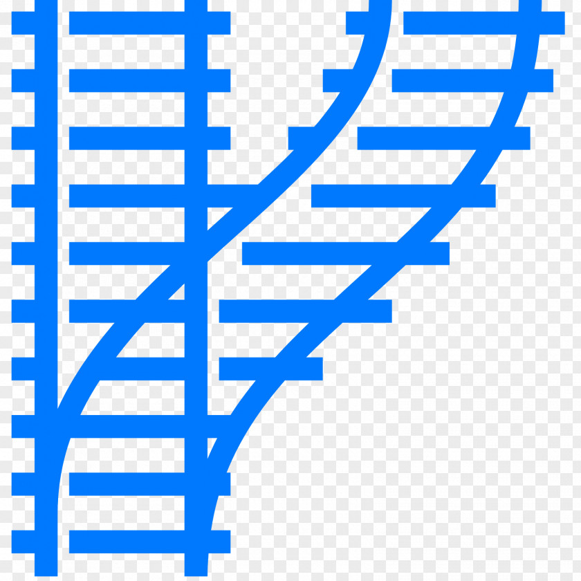 Train Rail Transport Track Profile PNG