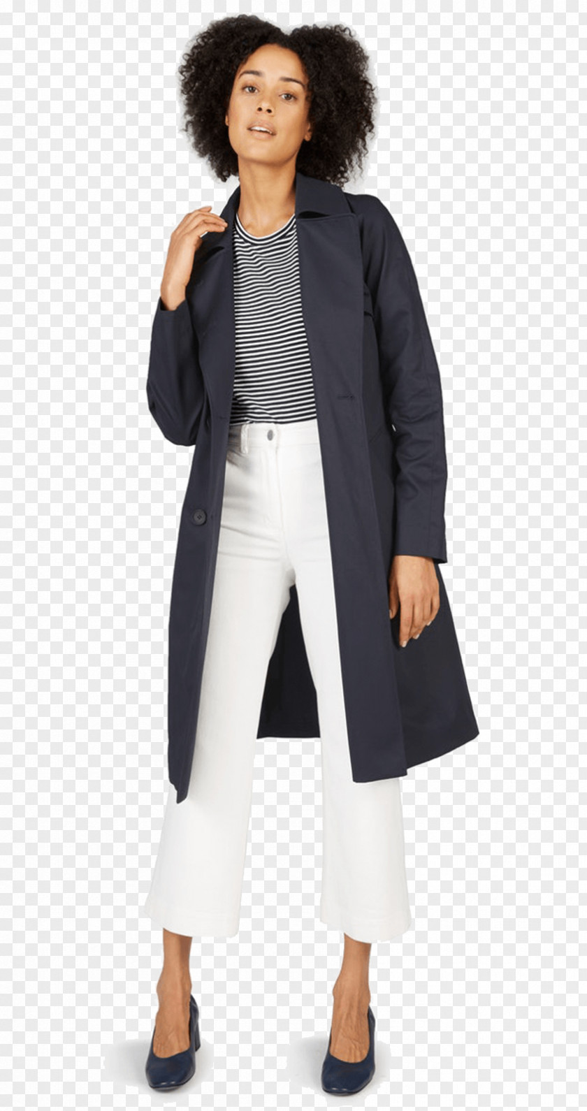 Woman Trench Coat Fashion Sleeve Everlane PNG