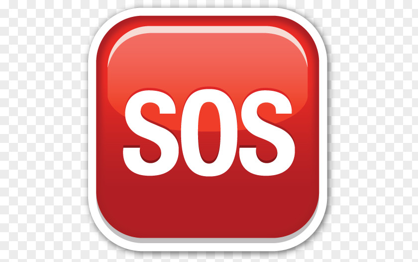SOS Emoji T-shirt Sticker Symbol PNG