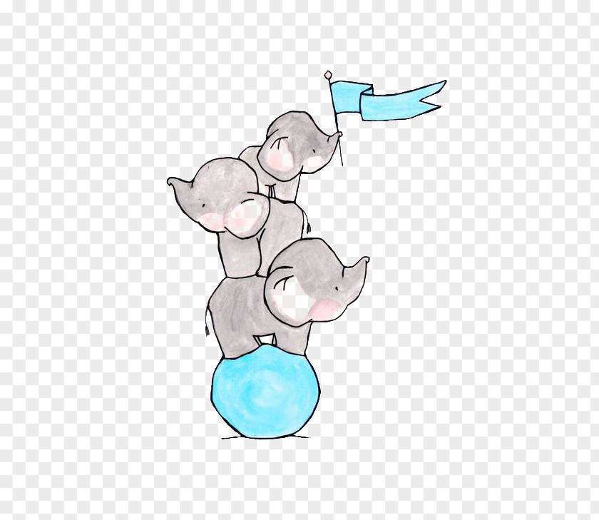 Elephant Drawing Cuteness Sketch PNG