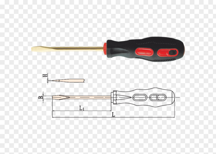 Slotted Screwdriver Product Design Angle PNG
