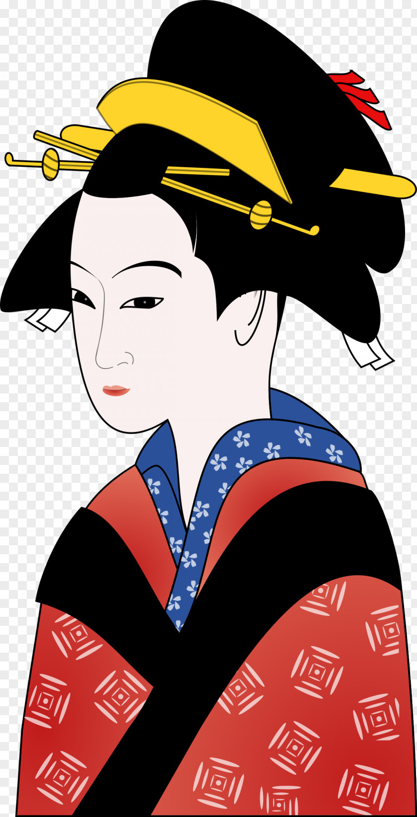 Ancient Kimono Clip Art PNG