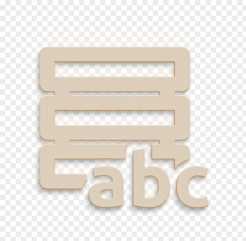 Beige Material Property Connection Icon Database Hosting PNG