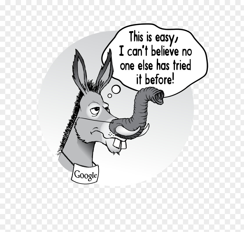 Cartoon Donkey Drawing Humour PNG