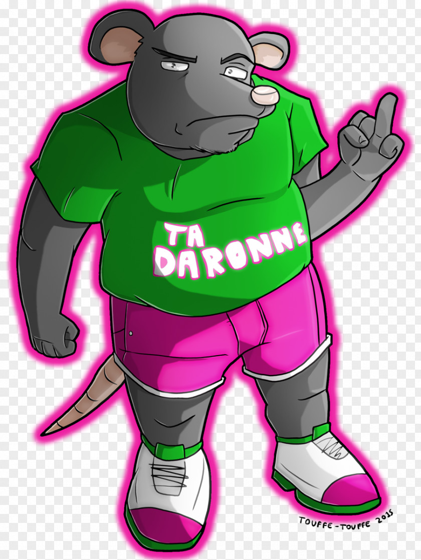 Rat Boy Mammal Pink M Mascot Clip Art PNG