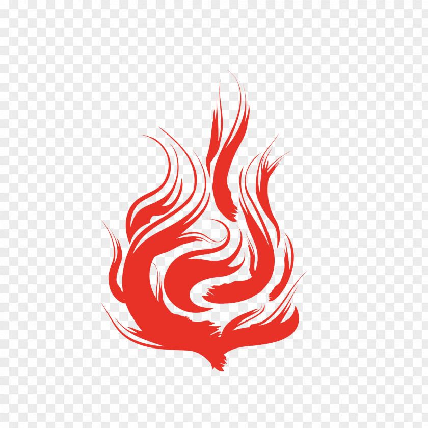 Red Flame Pattern T-shirt PNG