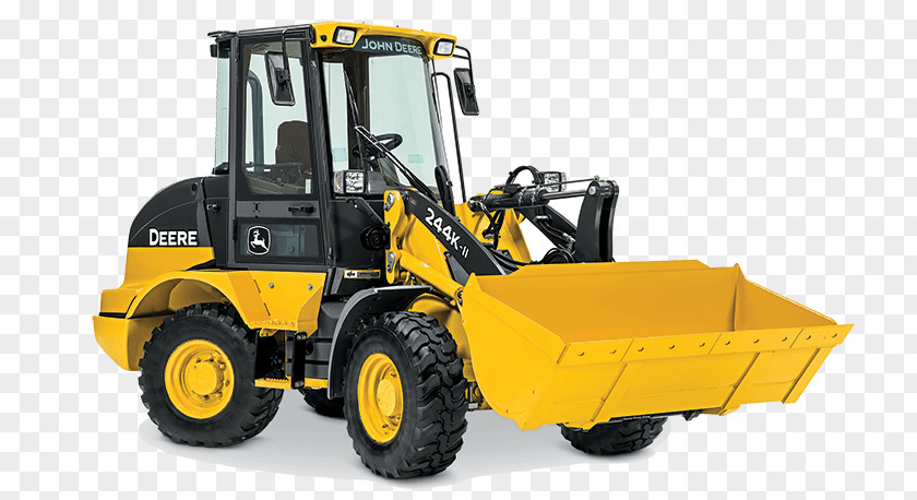 Tractor John Deere Tracked Loader Skid-steer Backhoe PNG