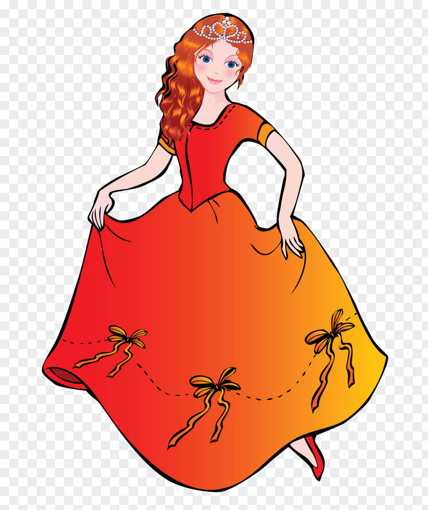A Woman Carrying Skirt Snow White Princess Clip Art PNG