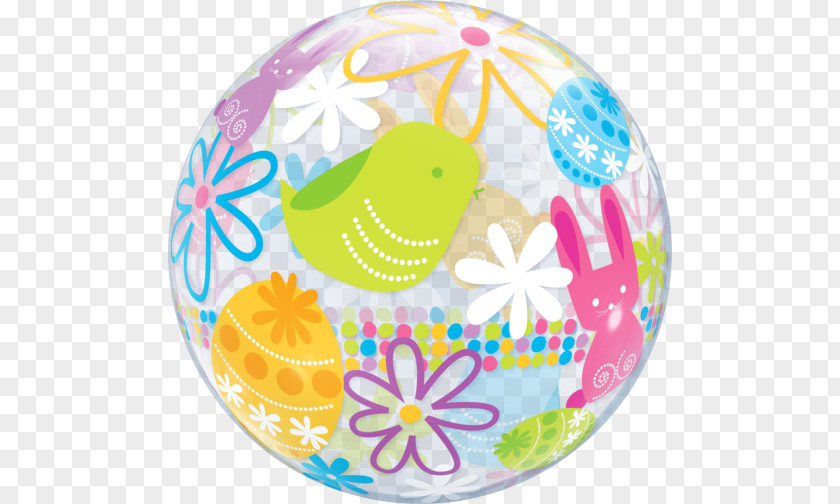 Balloon Easter Bunny Egg Flower PNG