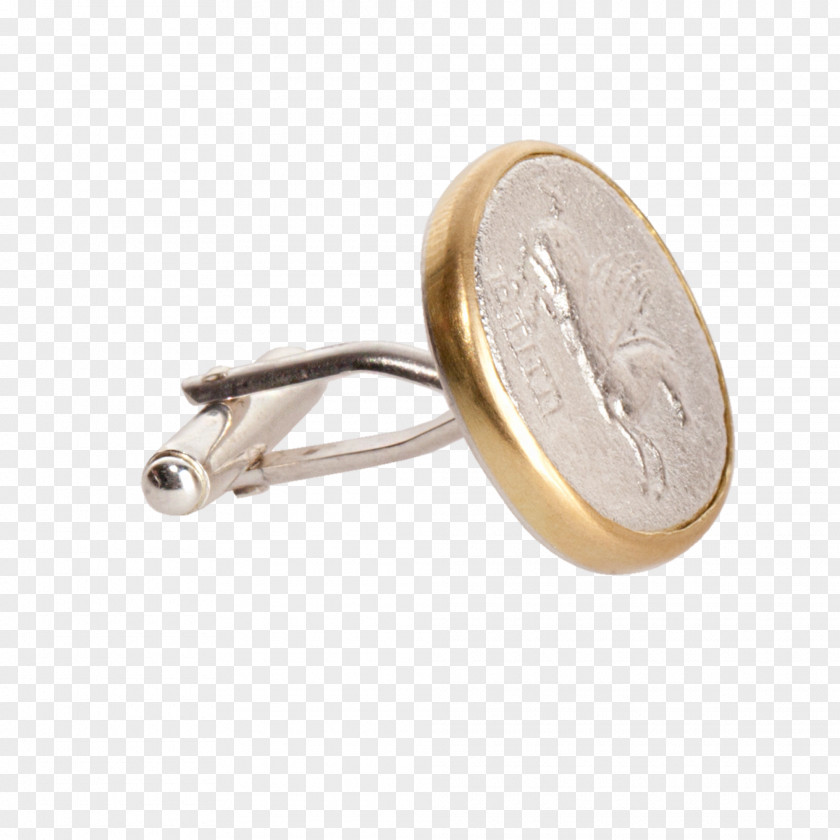 Gold Cufflink Earring Jewellery Coin PNG