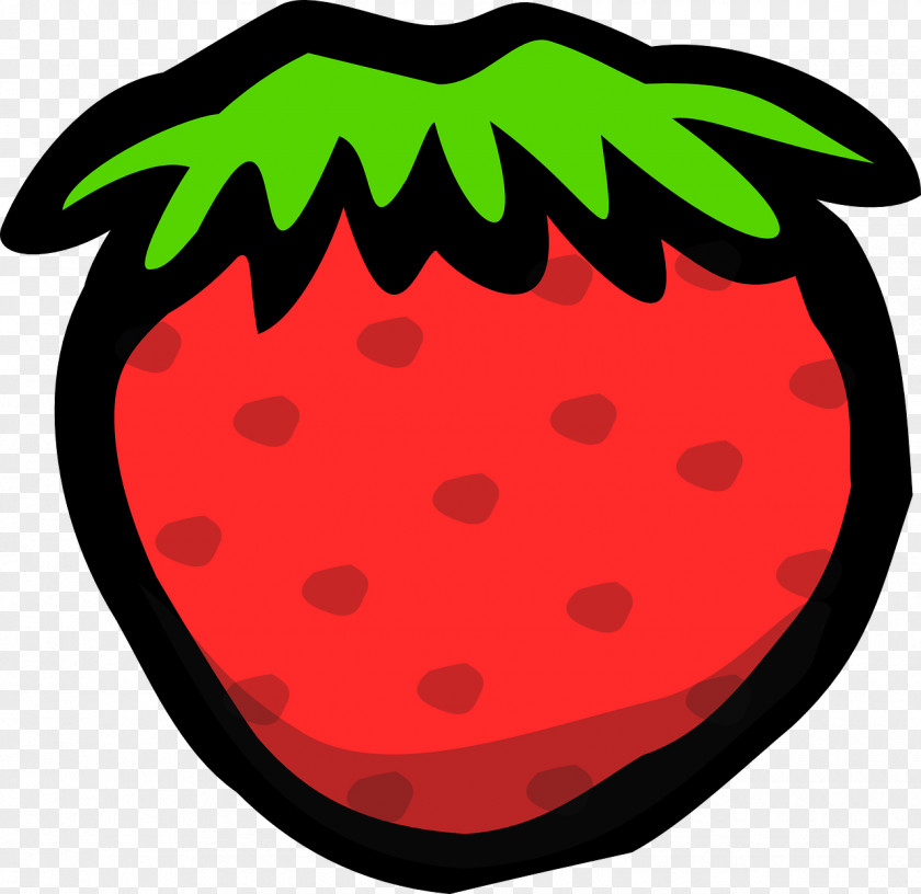 Hand-painted Strawberry Pie Free Content Clip Art PNG