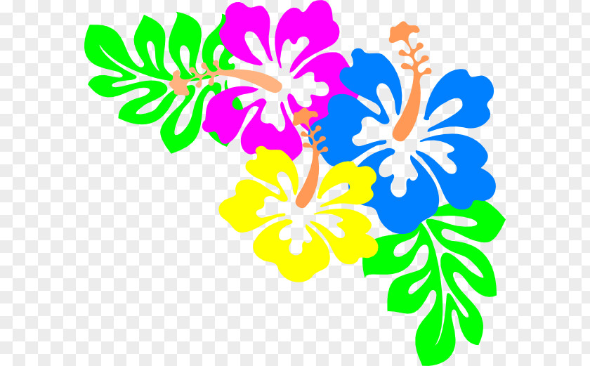 Orange Hibiscus Cliparts Hawaiian Cuisine Of Hawaii Clip Art PNG