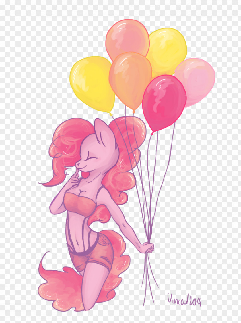 Balloon Pink M RTV Character PNG