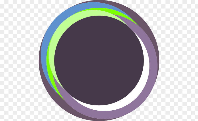 Black Hole Circle Purple PNG