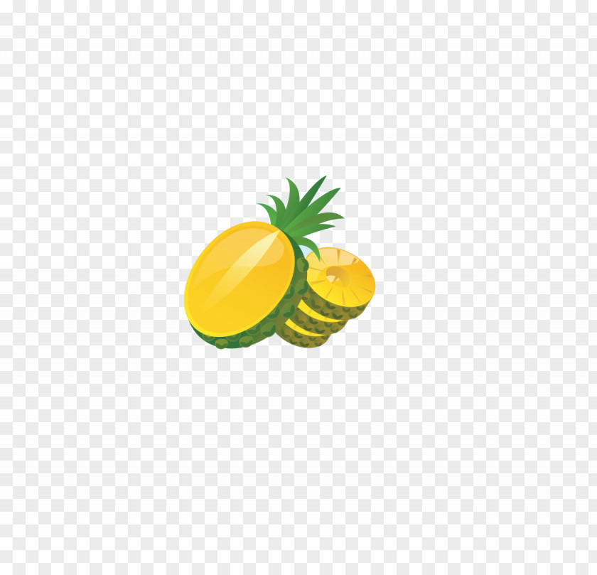 Chopped Pineapple Fruit PNG