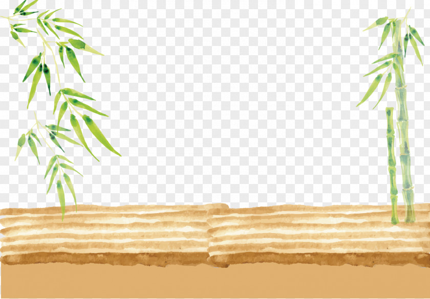 Hand Painted Green Bamboo Vector Esther House Of Beauty Drawing PNG