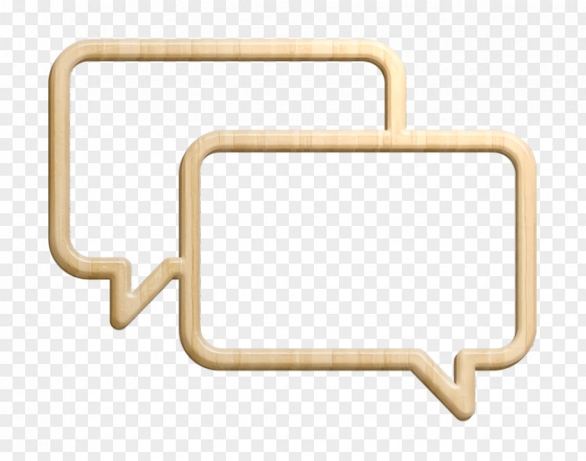 Linear Communication Icon Speech Bubbles Chat PNG