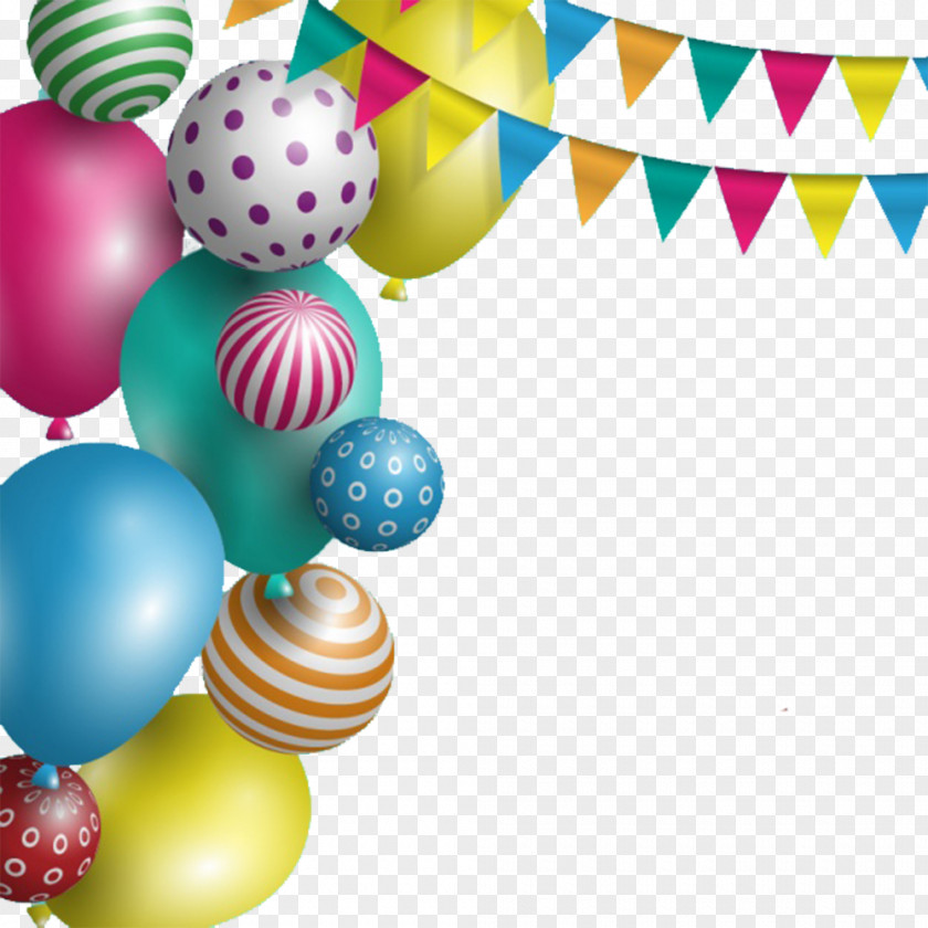 Balloon Celebration Decorative Elements Wedding Invitation Birthday Cake Greeting Card Wish PNG