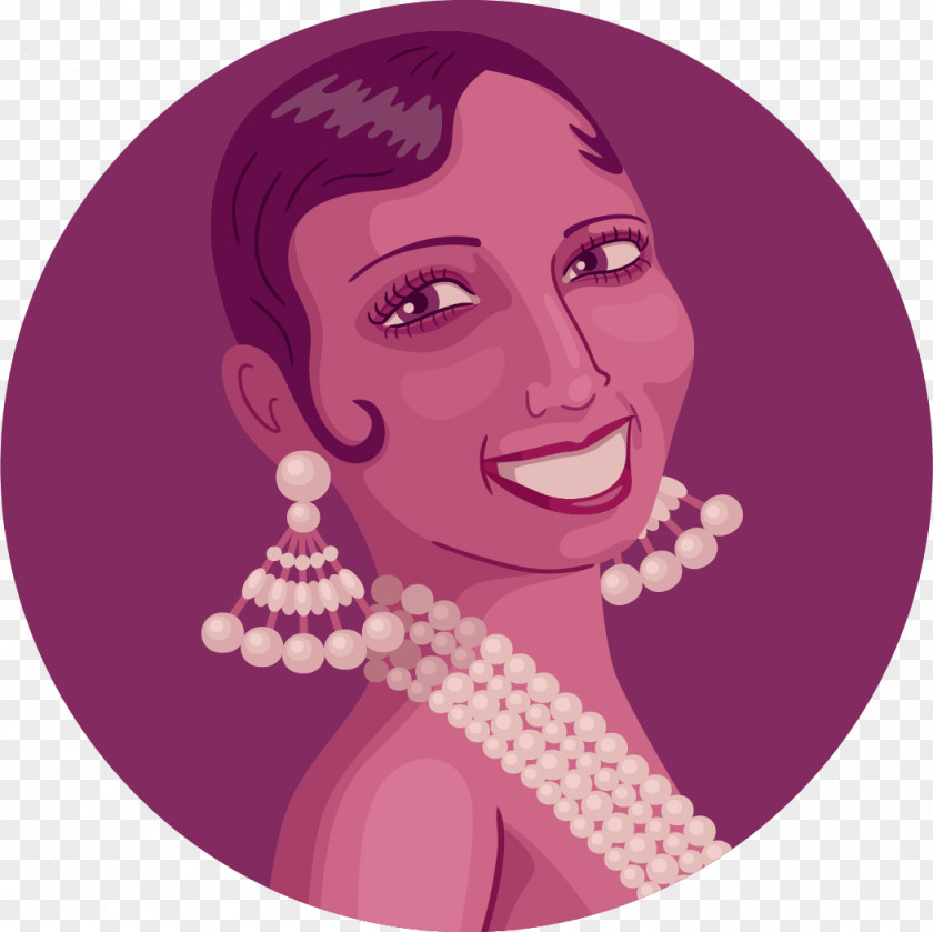 France Josephine Baker Drawing PNG