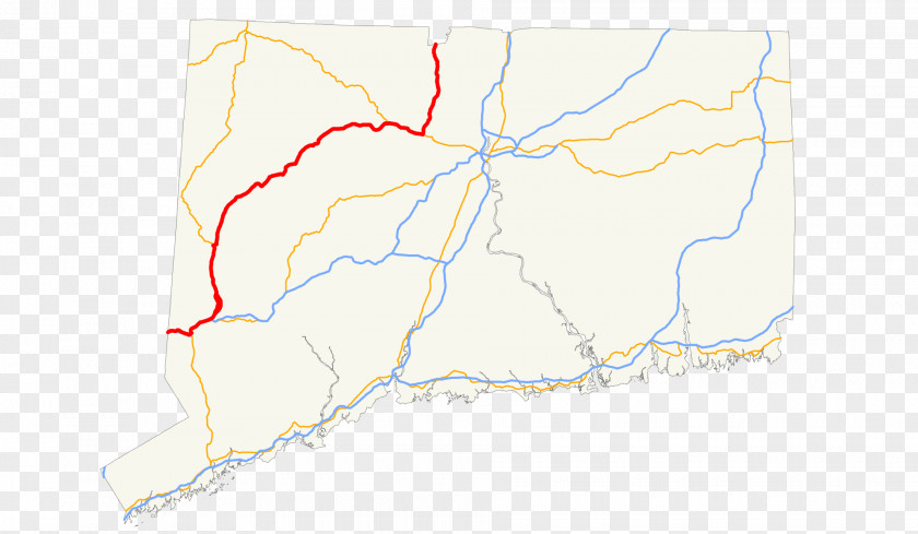 Interstate Line Point Map PNG